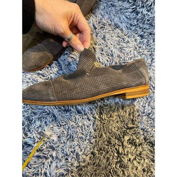 Jeffrey Campbell Ibiza Cap Toe Taupe Suede Loafers Barkley Shoes, Sz 7, MP $165 - Picture 9 of 10